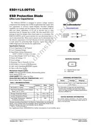 ESD11L5.0DT5G Datasheet Cover