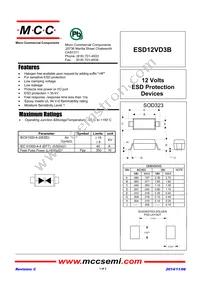 ESD12VD3B-TP Datasheet Cover