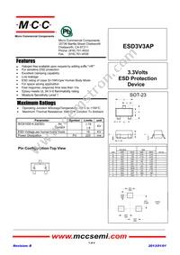 ESD3V3AP-TP Datasheet Cover