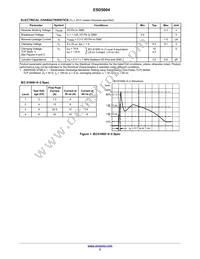 ESD5004MXTBG Datasheet Page 2