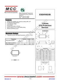 ESD5V0D3B-TP Datasheet Cover