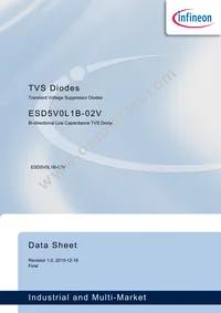 ESD5V0L1B02VH6327XTSA1 Datasheet Cover