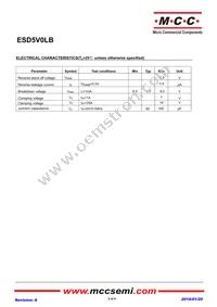 ESD5V0LB-TP Datasheet Page 2