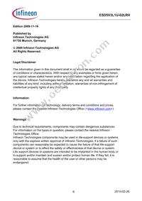 ESD5V3L1U02LRHE6327XTSA1 Datasheet Page 6