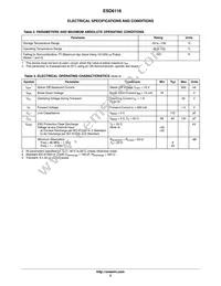 ESD6116 Datasheet Page 2