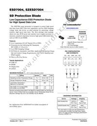 ESD7004MUTAG Datasheet Cover