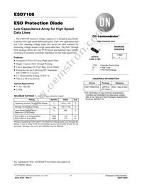 ESD7108MUTAG Datasheet Cover