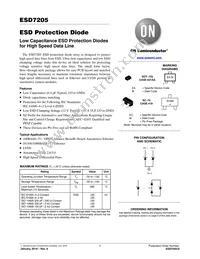 ESD7205WTT1G Datasheet Cover