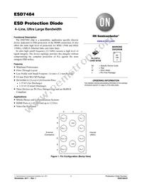 ESD7484NCTAG Datasheet Cover