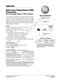 ESD7561N2T5G Datasheet Cover