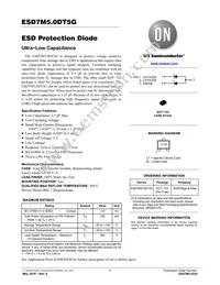 ESD7M5.0DT5G Datasheet Cover