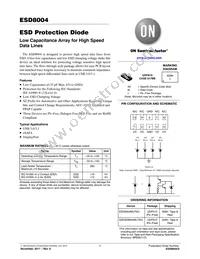 ESD8004MUTAG Datasheet Cover
