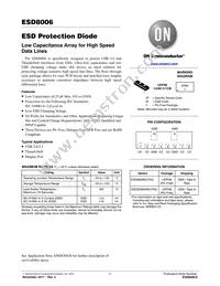 ESD8006MUTAG Datasheet Cover