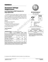 ESD8024MNTAG Datasheet Cover