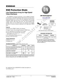 ESD8040MUTAG Datasheet Cover