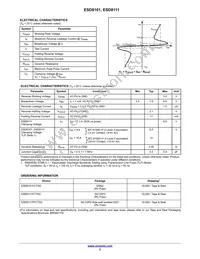 ESD8111PFCT5G Datasheet Page 2