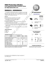 ESD8551N2T5G Datasheet Cover