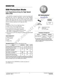 ESD8708MUTAG Datasheet Cover