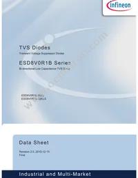 ESD8V0R1B-02EL E6433 Datasheet Cover
