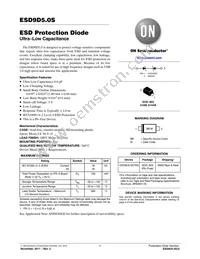 ESD9D5.0ST5G Datasheet Cover