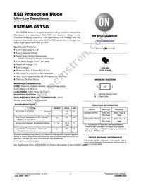 ESD9M5.0ST5G Datasheet Cover