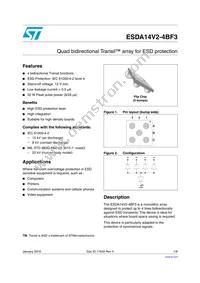 ESDA14V2-4BF3 Datasheet Cover