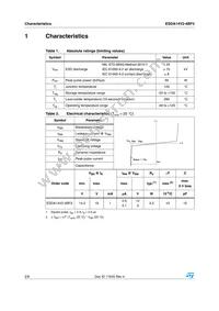 ESDA14V2-4BF3 Datasheet Page 2