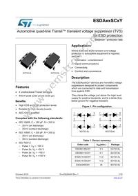 ESDA14V2SC5Y Datasheet Cover