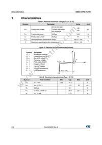 ESDA15P60-1U1M Datasheet Page 2