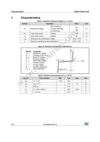 ESDA17P50-1U1M Datasheet Page 2