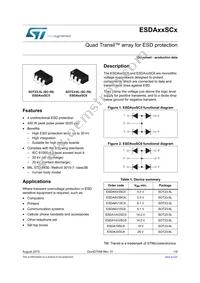 ESDA17SC6 Datasheet Cover