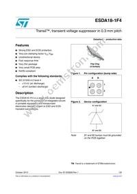 ESDA18-1F4 Datasheet Cover