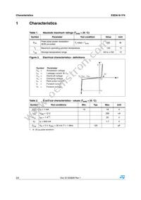 ESDA18-1F4 Datasheet Page 2