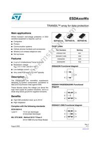 ESDA25W5 Datasheet Cover