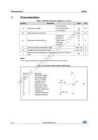 ESDA37L Datasheet Page 2