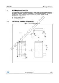 ESDA37W Datasheet Page 5