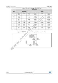 ESDA37W Datasheet Page 6