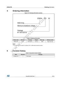 ESDA37W Datasheet Page 9