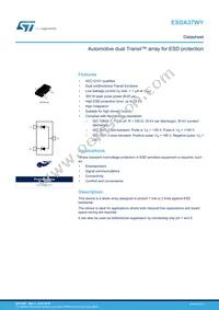 ESDA37WY Datasheet Cover