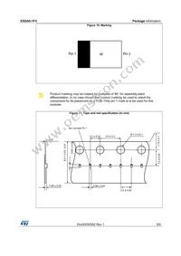 ESDA5-1F4 Datasheet Page 5