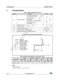 ESDA6V1-5SC6Y Datasheet Page 2