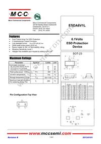 ESDA6V1L-TP Datasheet Cover