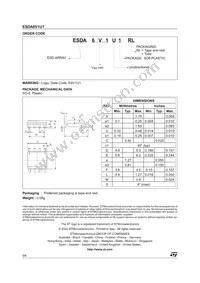 ESDA6V1U1 Datasheet Page 6