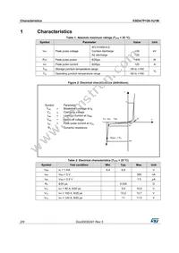 ESDA7P120-1U1M Datasheet Page 2