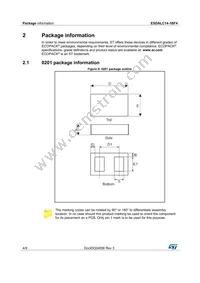 ESDALC14-1BF4 Datasheet Page 4