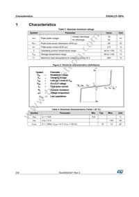 ESDALC5-1BF4 Datasheet Page 2