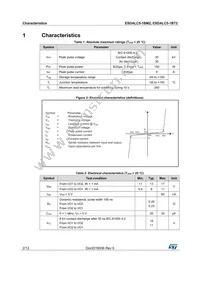 ESDALC5-1BM2 Datasheet Page 2