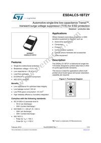 ESDALC5-1BT2Y Datasheet Cover