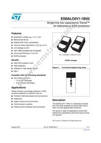 ESDALC6V1-1BU2 Datasheet Cover
