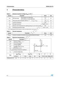 ESDALC6V1F2 Datasheet Page 2